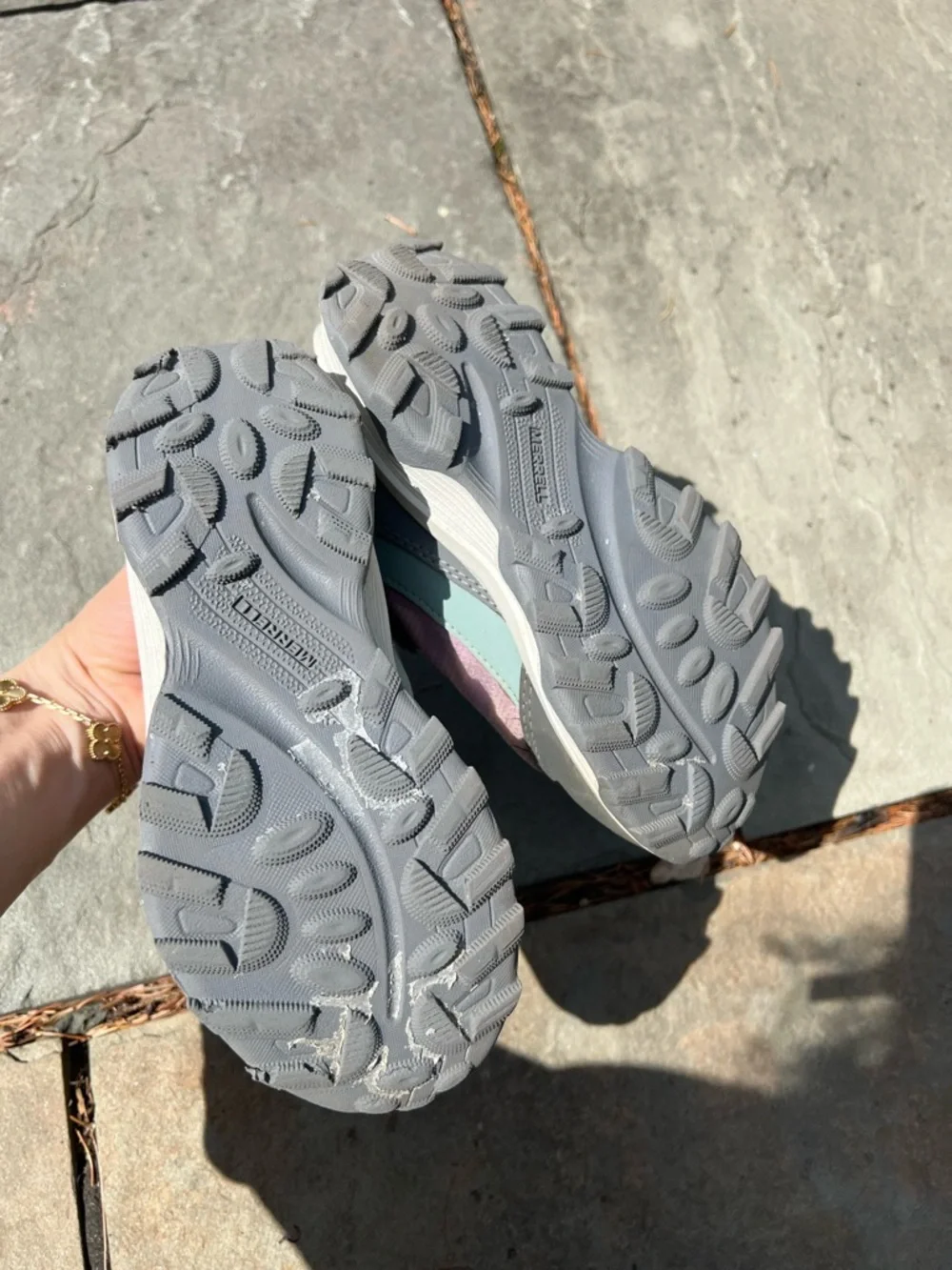 Merrell Kids Sneakers in Pink, Mint & Gray - Picture 4 of 4